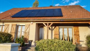 installation Faite avec des panneaux solaires Sunpower à Yzeure dans l'allier par InnoGreenTech