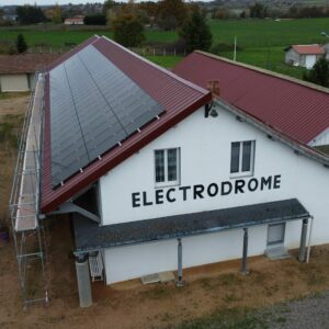 Installation solaire de 36 Kwc sur l'électrodrome de Magnet dans L'allier
