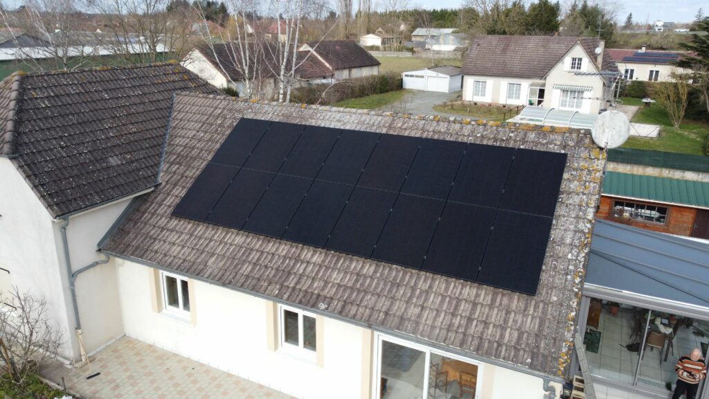 Installation photovoltaïque de 6 kWc à Avermes dans l'Allier